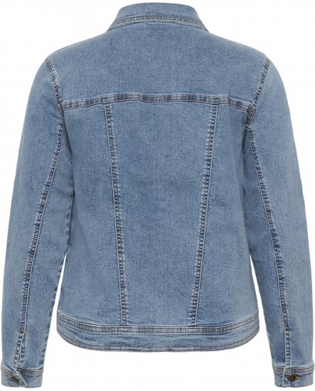 Kaffe Curve Vilana Denim Jacket Washed Blue - Spijkerjassen - 