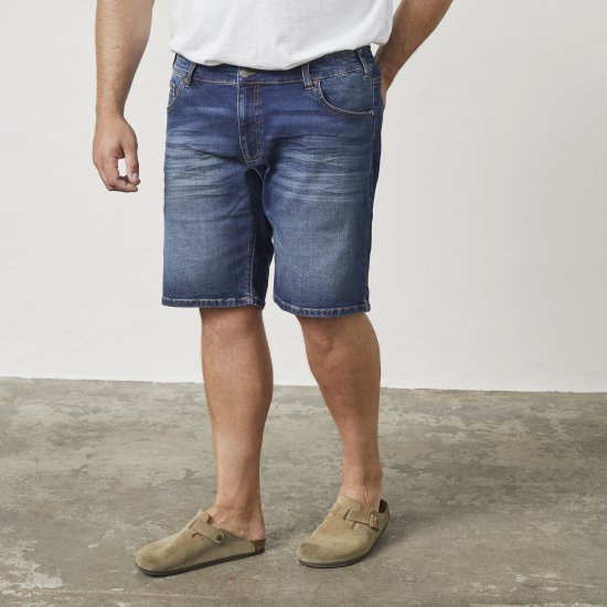 North Latitude 61156 Ringo Denim Shorts Denim - Shorts - Grote Maten Korte Broeken Heren