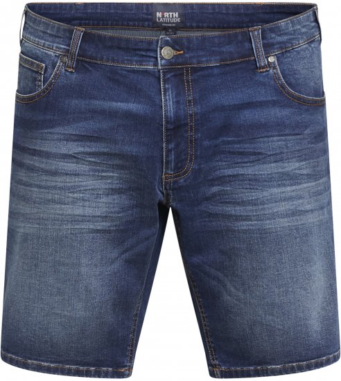 North Latitude 61156 Ringo Denim Shorts Denim - Shorts - Grote Maten Korte Broeken Heren