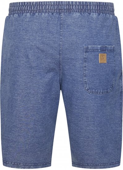 North Latitude 61333 Jog Denim Shorts Indigo Blauw - Shorts - Grote Maten Korte Broeken Heren