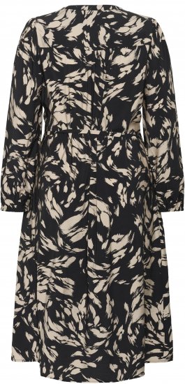 Kaffe Curve Olla Jurk Zwart - Kleedjes - 