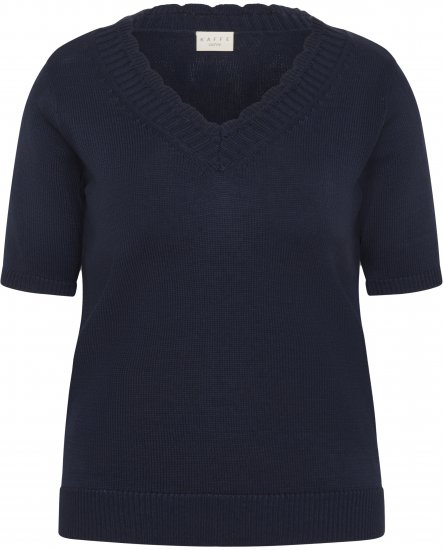 Kaffe Curve Leani Knitted Pullover Midnight Marine - Gebreide truien - 