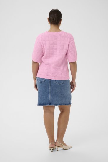 Kaffe Curve Lotia Pullover Pink Frosting - Gebreide truien - 