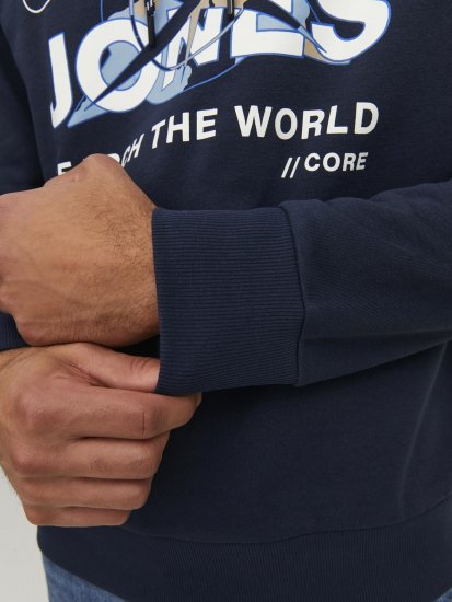 Jack & Jones Hunt Hoodie Navy - Sweaters & hoodies - Sweaters & Hoodies Grote Maten Heren