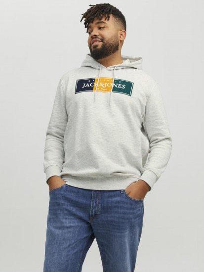 Jack & Jones Codyy Hoodie White - Sweaters & hoodies - Sweaters & Hoodies Grote Maten Heren