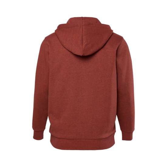 JP1880 Hoodie With Zipper Brick Brown - Sweaters & hoodies - Sweaters & Hoodies Grote Maten Heren