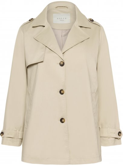 Kaffe Curve Tricia Jas Veergrijs - Jassen & mantels - 
