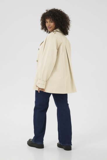 Kaffe Curve Tricia Jas Veergrijs - Jassen & mantels - 