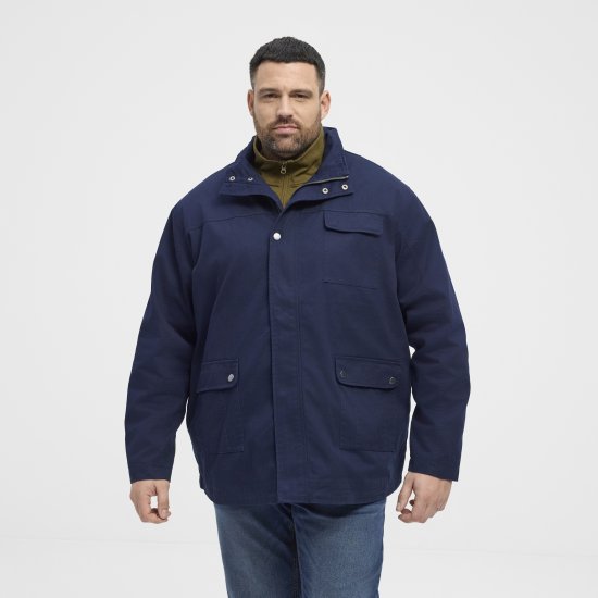 North Latitude 51103 Field Jacket Navy - Jassen - Grote Maten Herenjassen