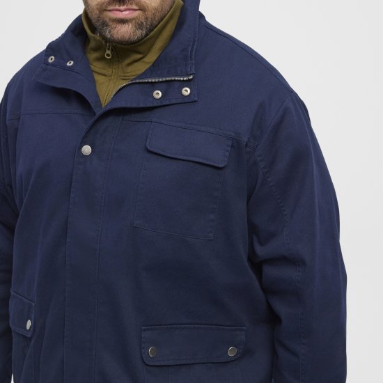 North Latitude 51103 Field Jacket Navy - Jassen - Grote Maten Herenjassen