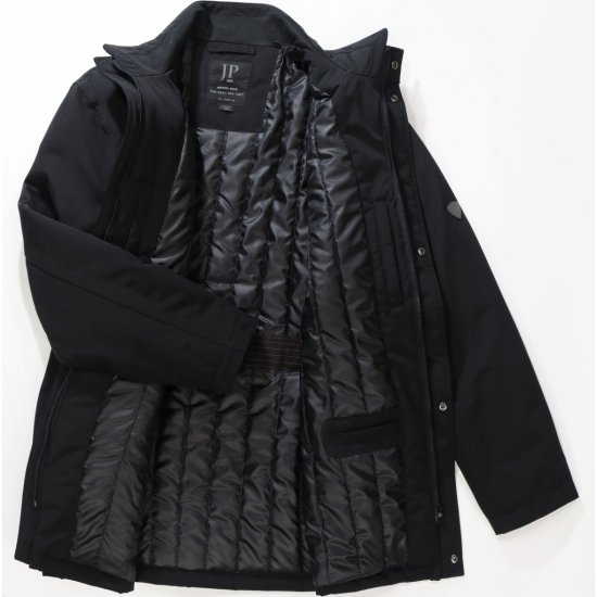 JP1880 Jacket Business Waterproof Windproof Black TALL - HERENKLEDING MT-6XLT - Tall Kleding Heren
