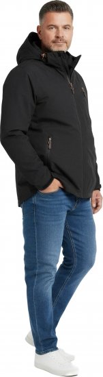 Dobsom Minnesota Wind- en Waterdichte Jas Zwart - Sportkleding & outdoor - Grote Maten Sportkleding Heren