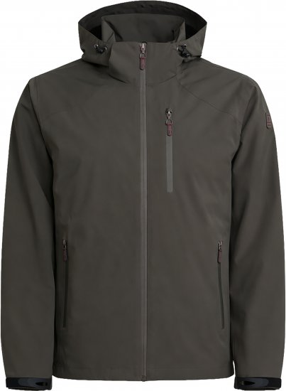 Dobsom Minnesota Wind- en Waterdichte Jas Donkerbruin - Sportkleding & outdoor - Grote Maten Sportkleding Heren