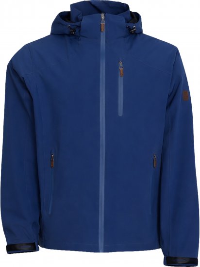 Dobsom Minnesota Wind- en Waterdichte Jas Blauw - Sportkleding & outdoor - Grote Maten Sportkleding Heren
