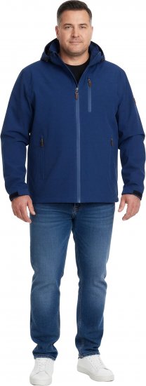 Dobsom Minnesota Wind- en Waterdichte Jas Blauw - Sportkleding & outdoor - Grote Maten Sportkleding Heren