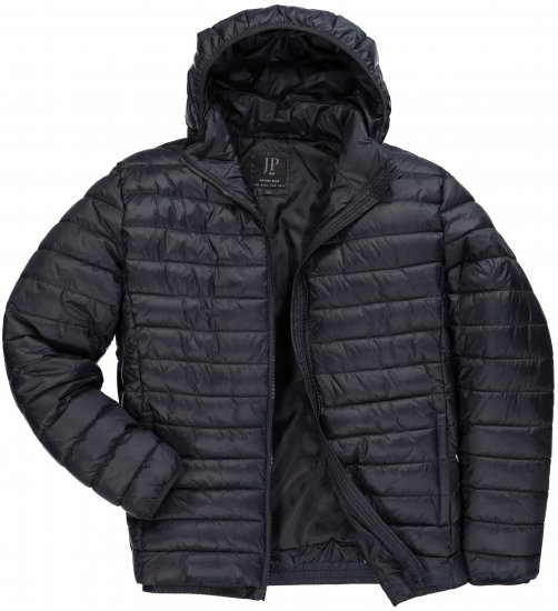 Jay-Pi Jacket Lightly Quilted Warm Black - Jassen - Grote Maten Herenjassen