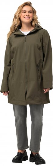 Ulla Popken Triple Function Softshell Jacket Loden Green - Jassen - 