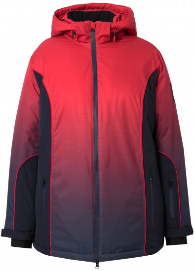 Ulla Popken Gradient Triple-Function Performance Ski Jacket Navy - Jassen - 