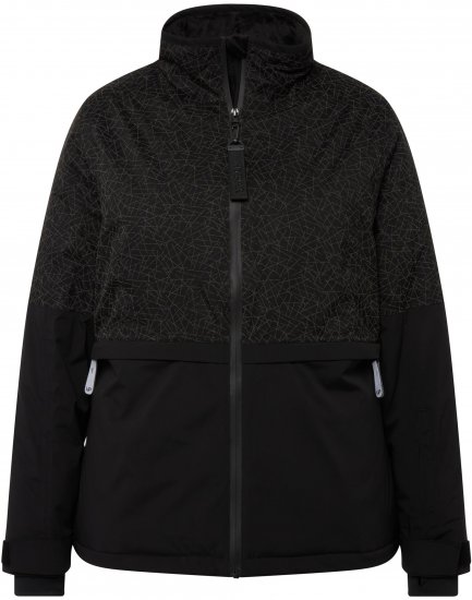Ulla Popken HYPRAR Waterproof Running Jacket Black - Jassen - 