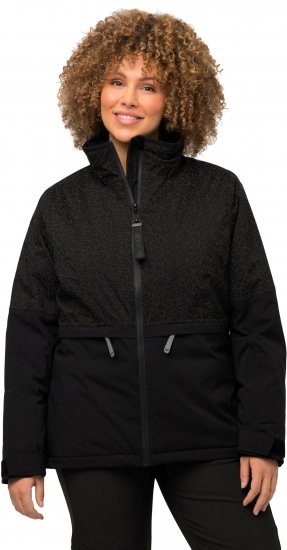 Ulla Popken HYPRAR Waterproof Running Jacket Black - Jassen - 