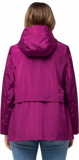 Ulla Popken HYPRAR Water-Repellent Windbreaker Berry - Jassen - 