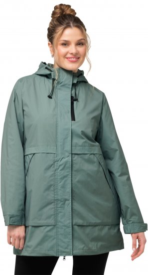 Ulla Popken HYPRAR Transition Jacket Mint Green - Jassen - 