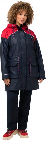 Ulla Popken HYPRAR Colorblock Triple Function Frisian Jacket Navy - Jassen - 