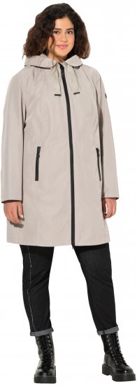 Ulla Popken HYPRAR Waterproof Jacket Medium Grey - Jassen - 