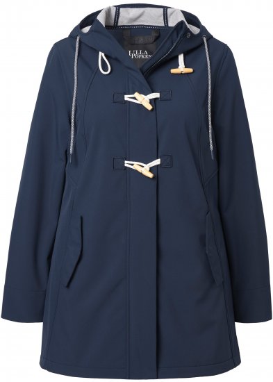 Ulla Popken HYPRAR Water-Repellent Softshell Jacket Navy - Jassen - 