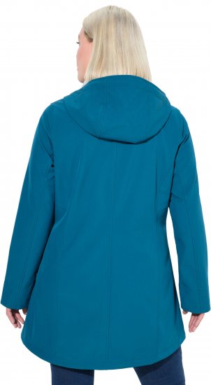 Ulla Popken HYPRAR Water-Repellent Softshell Jacket Teal - Jassen - 