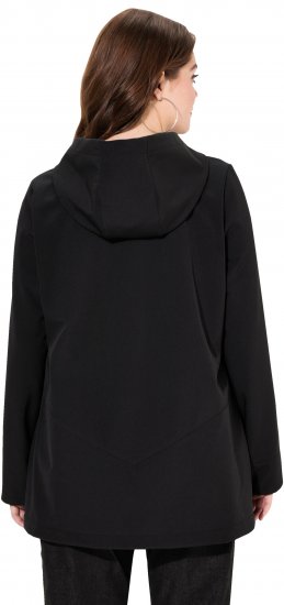 Ulla Popken HYPRAR Water Repellent Softshell Jacket Black - Jassen - 