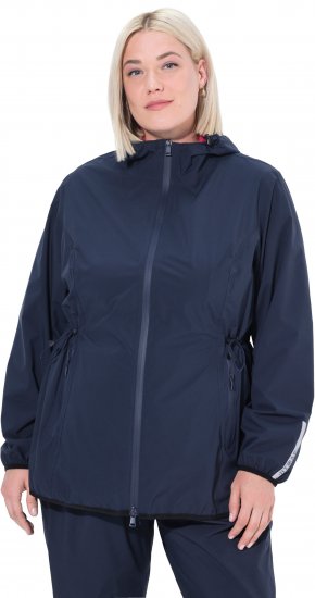 Ulla Popken Lightweight Rain Jacket Navy - Jassen - 