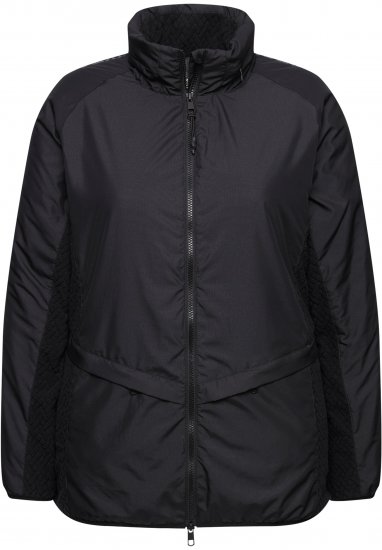 Ulla Popken Lightweight Functional Jacket Black - Jassen - 