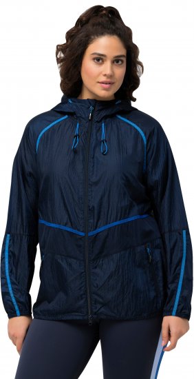 Ulla Popken Water Repellent Jacket Navy - Jassen - 