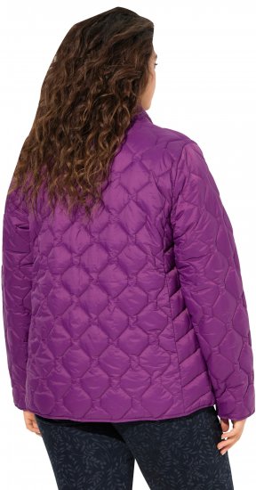 Ulla Popken HYPRAR Lightweight Quilted Water-Repellent Jacket Purple - Jassen - 