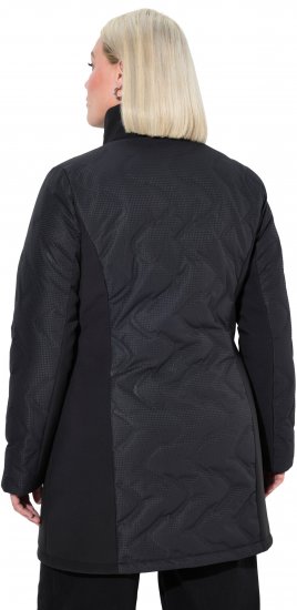 Ulla Popken HYPRAR Laser Quilted Jacket Black - Jassen - 