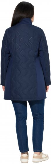 Ulla Popken HYPRAR Laser Quilted Jacket Navy - Jassen - 