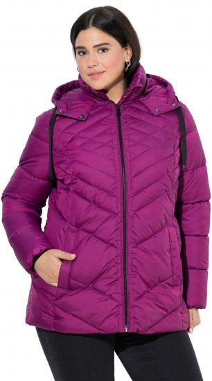 Ulla Popken HYPRAR Water-Repellent Quilted Jacket Berry - Jassen - 