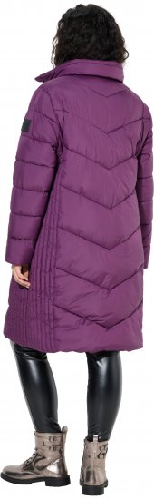 Ulla Popken HYPRAR Longline Water Repellent Jacket Plum - Jassen - 