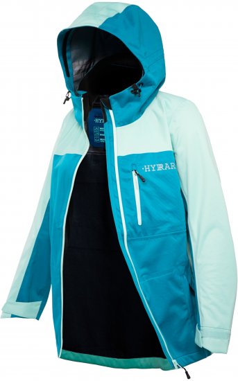 Ulla Popken HYPRAR Lightweight Triple Function Jacket Turquoise - Jassen - 