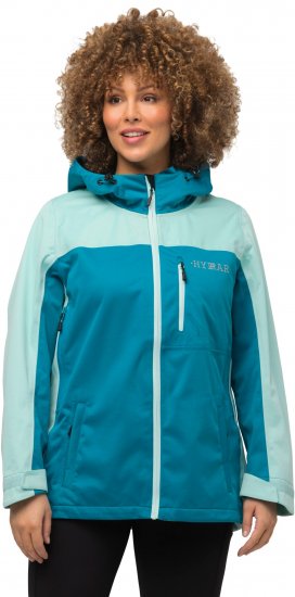 Ulla Popken HYPRAR Lightweight Triple Function Jacket Turquoise - Jassen - 