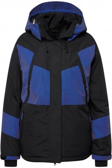 Ulla Popken HYPRAR Color Block Triple Function Ski Jacket Black - Jassen - 
