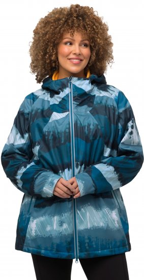 Ulla Popken HYPRAR 2-in-1 Waterproof Fitness Jacket Ink Blue - Jassen - 