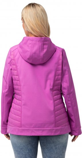 Ulla Popken Hyprar Quilt Mix Jacket Light Heather - Jassen - 