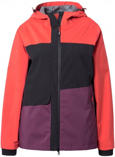 Ulla Popken HYPRAR Triple Function Jacket Dark Cherry - Jassen - 