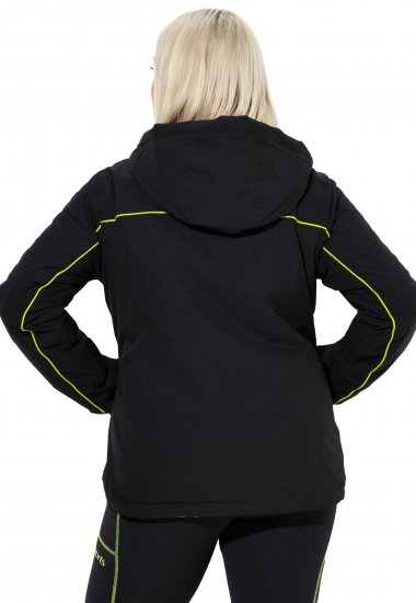 Ulla Popken HYPRAR Triple Function Coat Black - Jassen - 