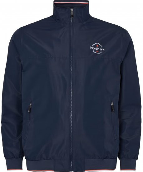 North Latitude 21171 Sporty Water Resistant 5000mm Bomber Jacket Navy - Jassen - Grote Maten Herenjassen