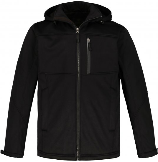 JP1880 Softshell Wind and Water Resistant Jacket Black TALL - TALL jassen - 