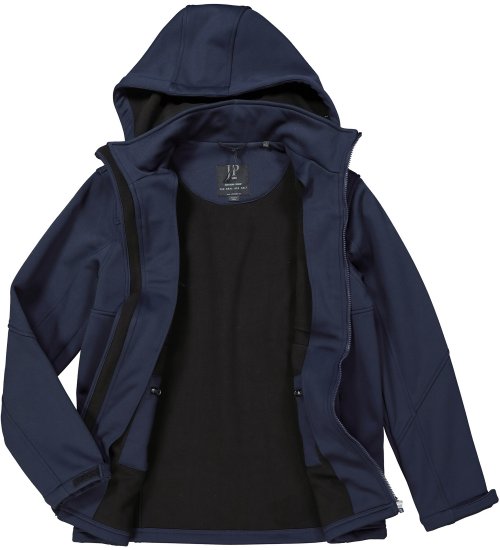 JP1880 Jacket Fleece Lined Softshell Navy - Jassen - Grote Maten Herenjassen