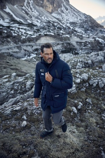 JAY-PI Warm Quilted Parka Dual Function, Wind and Water Repellant Navy - Jassen - Grote Maten Herenjassen